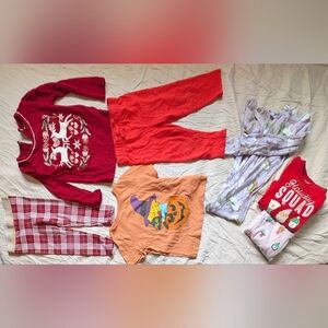 2T Girls Lot Of 7 Pieces-Holiday Items